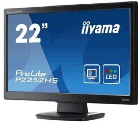 22 IIYAMA P2252HS / LED / 1920 x 1080 / TN / 16:9 / 5ms / 5M: 1 / 225cd-m2 / DVI + HDMI + VGA / VESA / repro / Čierny (E2273HDS-B1)