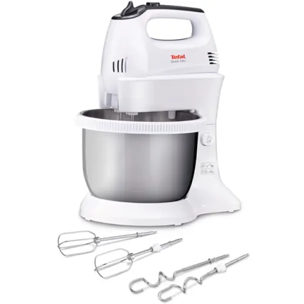 TEFAL HT312138 QUICKMIX biela / Ručný šľahač / 300W / 5 rýchlostí (HT312138)