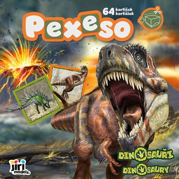 JIRI MODELS a.s. Pexeso v zošite Dinosaury