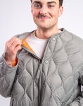 Taion Unisex Military M65 Liner W-Zip Down Jacket D.SAGE GREEN XS