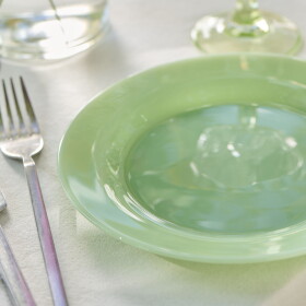 Ib Laursen Tanier z borosilikátového skla Colours Ø 21 cm zelený