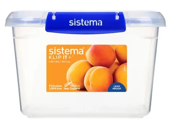 Sistema KLIP IT PLUS Škatuľka na potraviny 2 klipy 1.49 l (9414202886408)