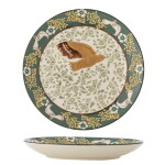 Bloomingville Kameninový dezertný tanier Hezha Green Ø 16 cm