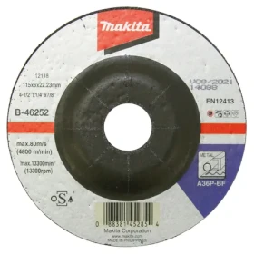 Makita B-46252 / brúsny kotúč na oceľ 115 mm 6.0 x 22.23 mm (B-46252)