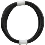 Donau Elektronik 110-1 opletenie / lanko, 1 x 0.04 mm², čierna, 10 m; 110-1