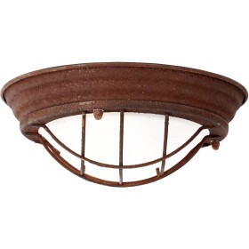 Brilliant 94491/60 Typhoon stropné svetlo LED E27 40 W hrdzavá, biela; 94491/60