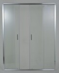 OLSEN SPA - Sprchové dvere VILAR - FARBA rámu - Hliník leštený, Rozmer A - 170 cm, Rozmer C - 190 cm, Smer zatvárania - Univerzálne Ľavé / Pravé, Výplň - Číre bezpečnostné sklo - 6 mm OLBENW102917CC