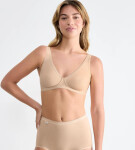 Dámska podprsenka Basic+ Soft Bra - Žltá - svetlo béžová 0026 - SLOGGI YELLOW 90C