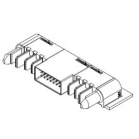 Molex vstavaná pinová lišta (štandardná) Počet pólov 30 Raster (rozteč): 2.54 mm 46437-3007 1 ks Tray; 46437-3007