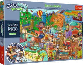Trefl - Puzzle - Lost Items Spy Guy: Európa