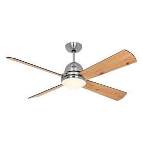 CasaFan Libeccio stropný ventilátor, 64 W, (Ø x v) 142 cm x 285 mm, chróm (kartáčovaný), 9314253; 9314253