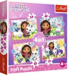 Trefl - Puzzle - Gábinin Kúzelný domček 4v1