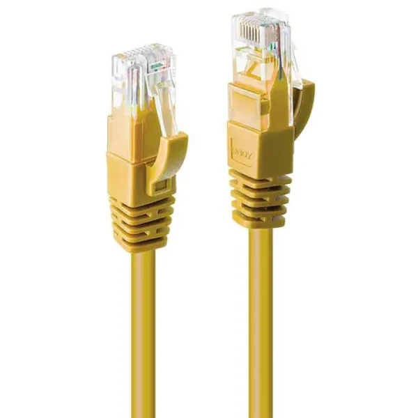 Lindy Cat.6 U/UTP žltý / Sieťový kábel / 10 m / RJ-45 (48067)