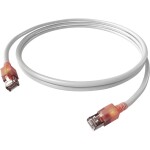 Easylan CS1OWADAD0070 RJ45 sieťové káble, prepojovacie káble CAT 6A S/FTP 7.00 m biela dvojžilový tienený, bez halogénov, samozhášavý 1 ks; CS1OWADAD0070
