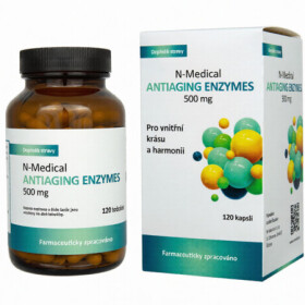 Hyaluron N-Medical Antiaging Enzymes 120 kapsúl