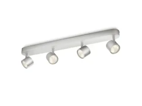 Philips Star 4x4,5W hliník / LED bodové svietidlo / 2000lm / 2700K / IP20 / stmievateľné (SKL000137135)