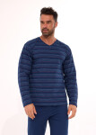 Cornette Rôzne pyžamá 139/47 dlhé/r S-2XL pánske tmavě modrá M