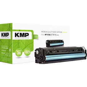 KMP H-T190 toner náhradný HP 312A, CF381A zelenomodrá 2700 Seiten kompatibilná náplň do tlačiarne; 2528,0003