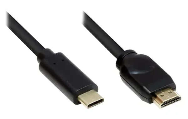 Good Connections USB-C - HDMI 2.0 čierna / Kábel / 5 m / 4K UHD 60Hz (GC-M0103)