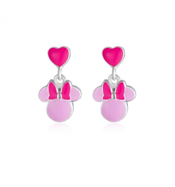 Disney Očarujúce strieborné náušnice Minnie Mouse Mini ES00111SL.CS