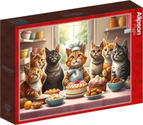 ALIPSON Puzzle Mačacie pekárky v akcii