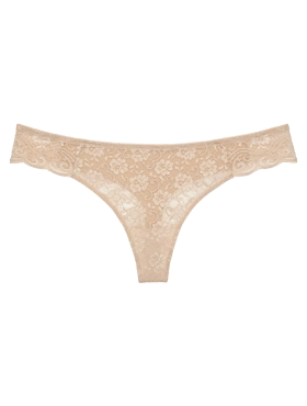 Dámske nohavičky Amourette Hipster String - Triumph tělová (0026) 0036