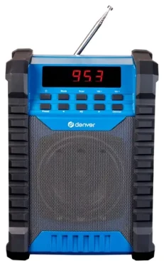 Denver WRB-60 / aku stavebné rádio / FM / BT / Li- ION 2000 mAh / IP54 (DenverWRB-60)