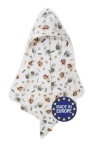 Bomimi Osuška s kapucňou FLANEL 80x80, korytnačka (BO2303WHT030)