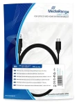 MediaRange dátový kábel USB-A - USB-C čierna / Kábel / USB 3.2 Gen 1 / 5 Gbit/s / 1,8 m (MRCS182)