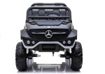 Mamido Detské elektrické autíčko Mercedes Unimog 4x4 čierne