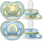 Philips AVENT Cumlík Ultra air obrázok 0-6m chlapec (dúha) 2ks