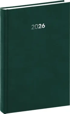NOTIQUE Denný diár Balakon 2026 zelený / 15 x 21 cm (PGD-DA5BA-6007)