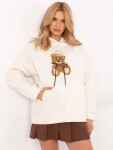 Mikina DHJ BL A8695.65P light beige jedna velikost