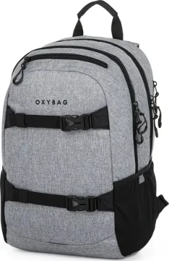 OXYBAG Študentský batoh OXY Sport Grey Melange (152489)