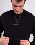 ONE OF XX Black Fleece Embroidered Crewneck Black S