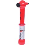 1/4" mini momentový kľúč s ochrannou izoláciou a obojstrannou račňovou hlavou, 2-10Nm KS Tools 117.1400; 117.1400