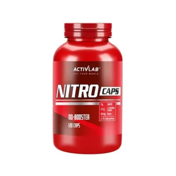 Nitro Caps - ActivLab (bez príchuti, 120 kaps.) (4778-1-120cap)