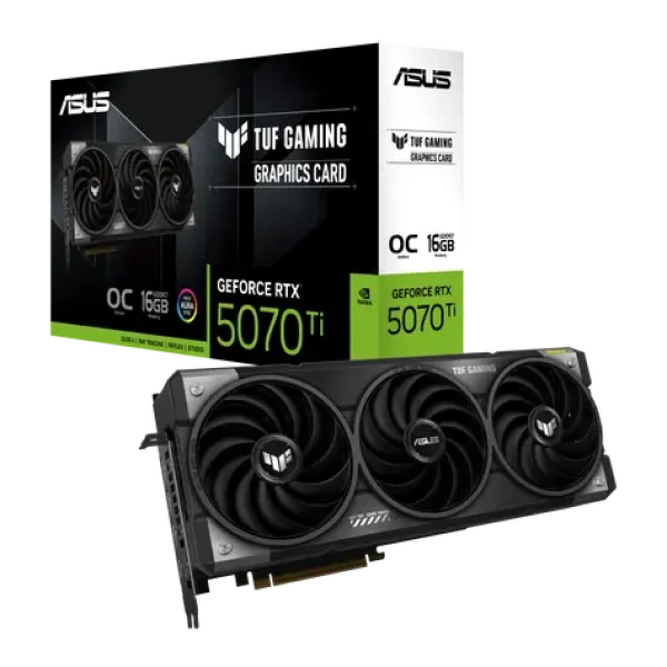 Asus GeForce RTX 5070 Ti TUF GAMING OC 16GB GDDR7 OC16GB / 2588MHz / 16GB GDDR7 / 256-bit / 2x HDMI + 3x DP / 850W (16) (90YV0MD0-M0NA00)