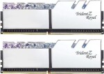 G.Skill Trident Z Royal Silver 16GB (2x8GB) 3600MHz / DDR4 / CL18-22-22-42 / 1.35V / XMP 2.0 / LED podsvietenie (F4-3600C18D-16GTRS)