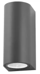 Nova Luce NERO R WALL GREY 2 / Nástenné svietidlo / IP54 / GU10 (710022)