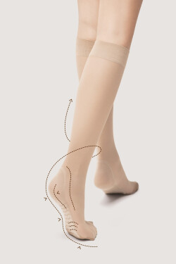 Podkolienky MEDICA - 20 DEŇ grafit UNI