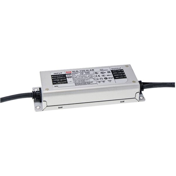 MEAN WELL XLG-150-L-AB LED driver konštantný výkon 150 W 350 - 1050 mA 120 - 214 V/DC stmievací funkcie 3v1, schválenie nábytku, outdoorový, PFC spínacie; XLG-150-L-AB