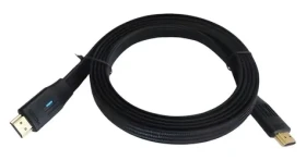 Kábel HDMI 2.1 plochý čierna / Kábel HDMI / 3 m (AKTBXVH21FLAT30)