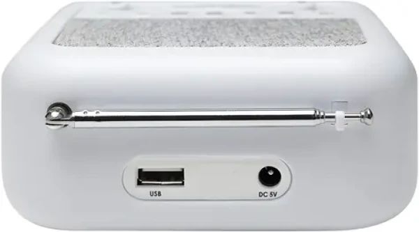 Albrecht DR 451 biela / Rádiobudík / FM / DAB+ / stmievateľný displej (100002203799)