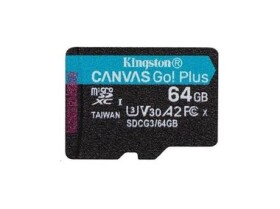 Kingston Canvas Go! Plus microSDXC 64GB / UHS-I V30 / U3 / Class 10 (SDCG3/64GBSP)