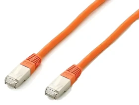 Equip Patchkabel Cat6A Platinum S/FTP oranžová / Patch kábel / RJ-45 / 1 m / LSZH (605670)