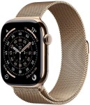 Apple Watch 11 GPS + Cellular 42mm Gold Titanium Milanese Loop S/M Gold