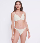 Dámske GO Casual Tiny Thong 2P - WHITE - ecru 00GZ - SLOGGI WHITE XS