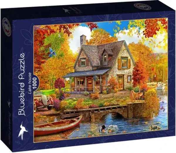 BlueBird Puzzle Dom pri jazere