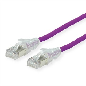 Secomp 21.05.0576 RJ45 sieťové káble, prepojovacie káble CAT 6A S/FTP 7.50 m fialová dvojžilový tienený, bez halogénov, samozhášavý 1 ks; 21.05.0576